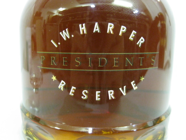 プレジデント リザーブ 未開栓 飲料 I.W.ハーパー 古酒 PRESIDENT'S IW
