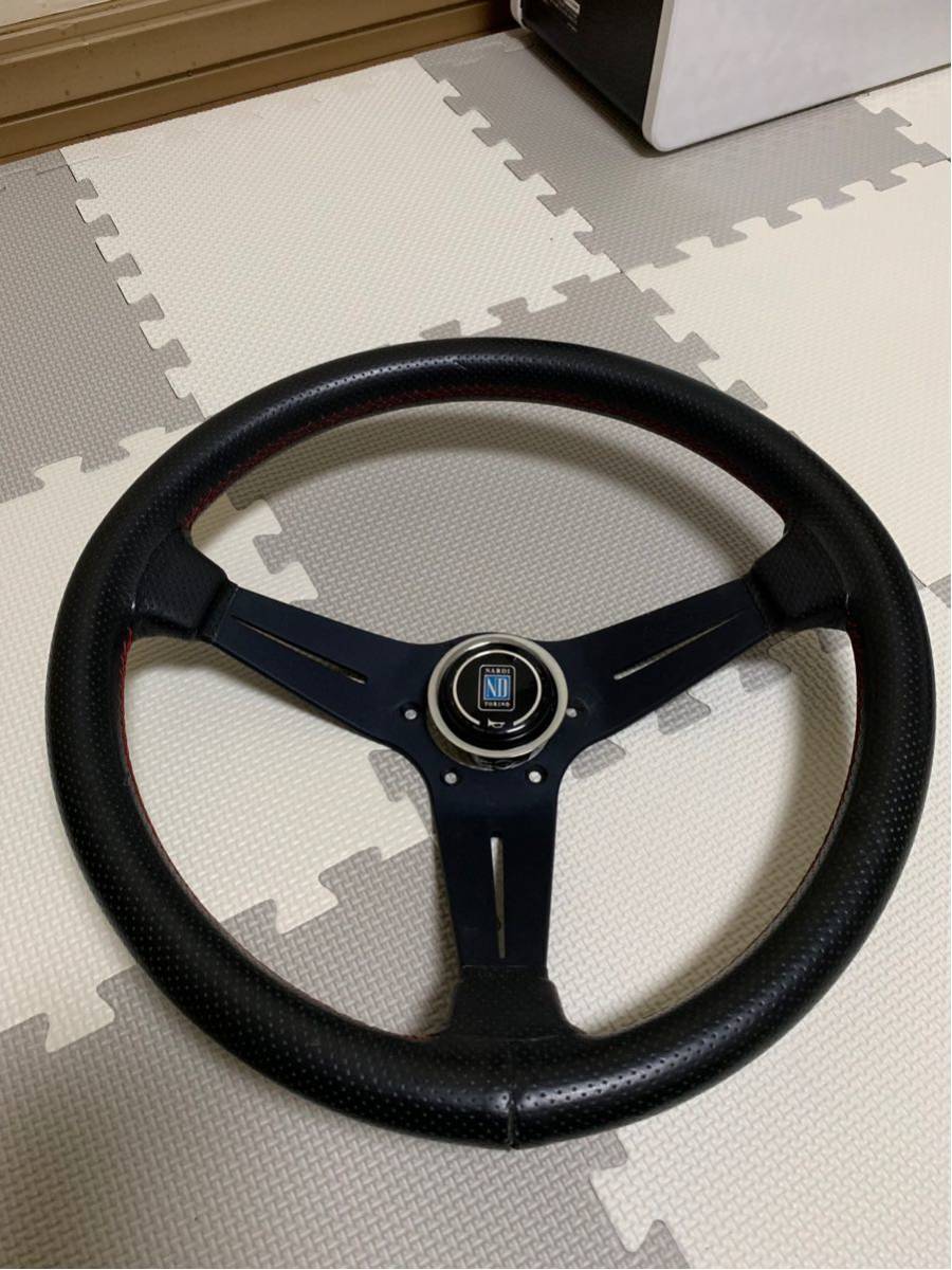 NARDI ステアリング 35cm ディープ パンチングレザー
