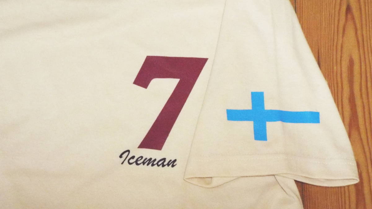 Ｋimi☆キミ応援・21win・フィンランド国旗Ｔシャツ　メンズＬ　ナチュラル_6