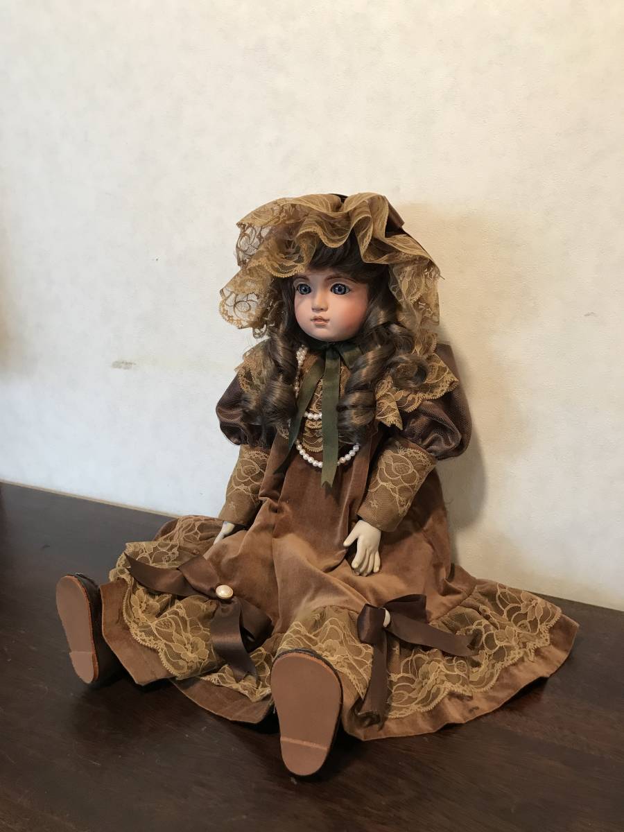 アンティークビスクドール(作者不明) ビスクドール 人形 銀座人形館 dolls 女の子 作者不明 西洋人形 angel