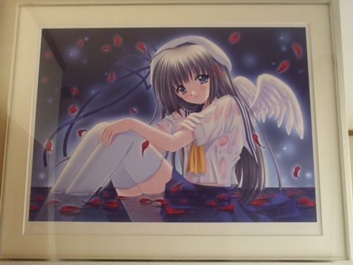 ◇西又葵◇BLUE ANGEL2 DX◇直筆サイン入版画◇美品◇ 西又葵 版画BLUE