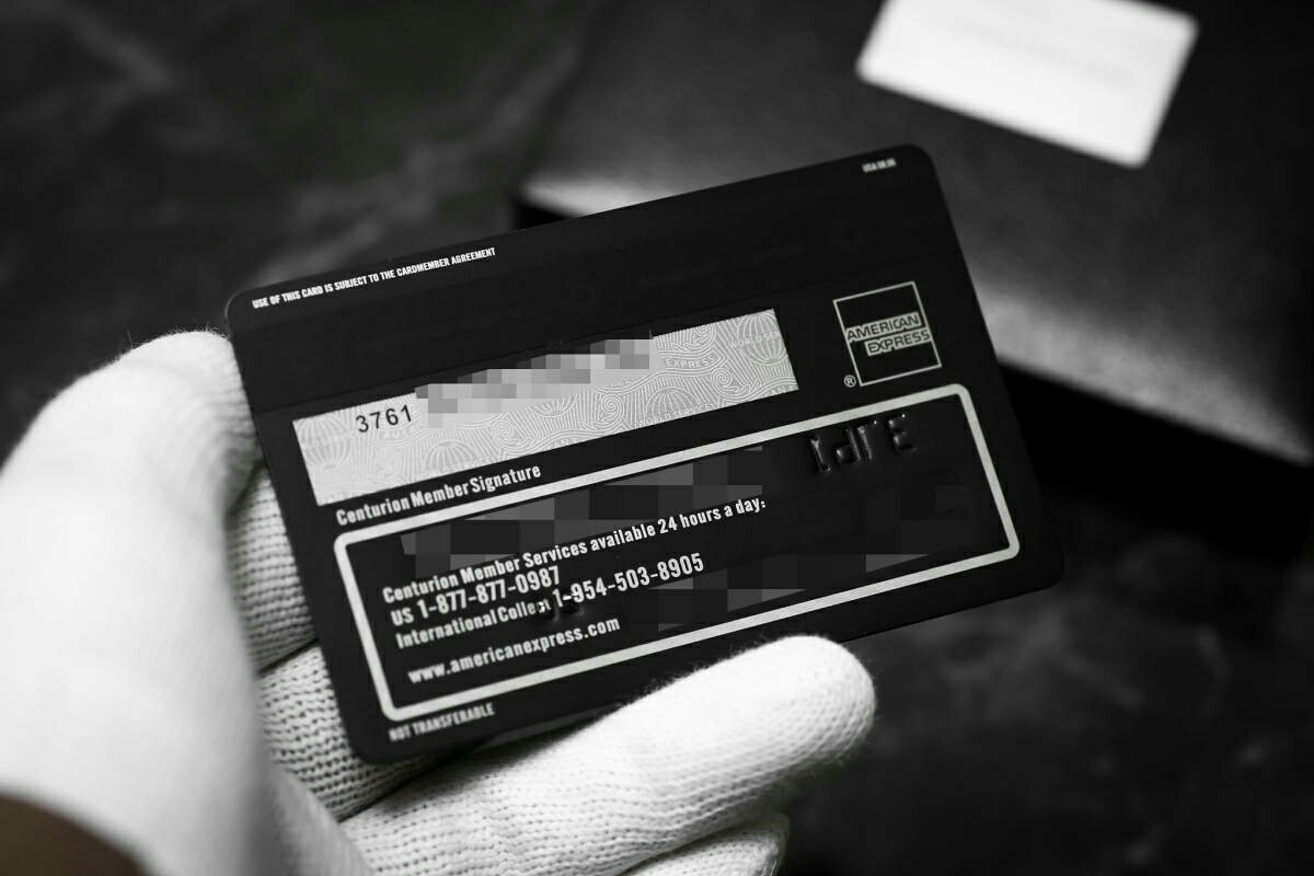 ★【数量限定】 印字可能！ アメックス Amex センチュリオンカード ブラックカード メタル レプリカ★