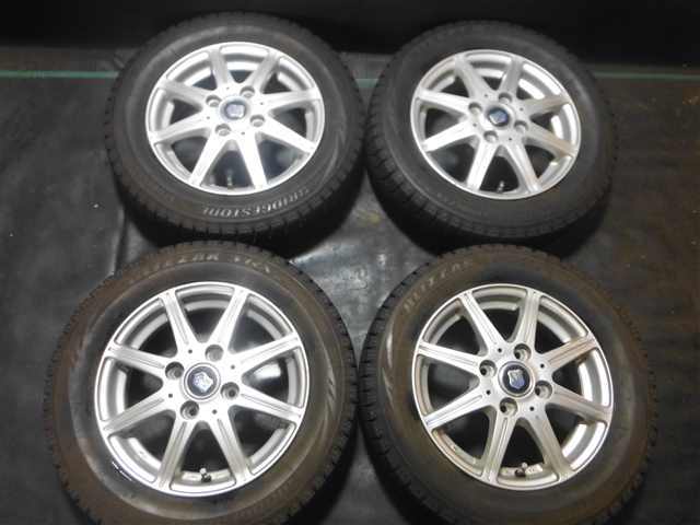☆155/65R13 4穴マルチ スタッドレスセット4本 VRX ブリヂストン