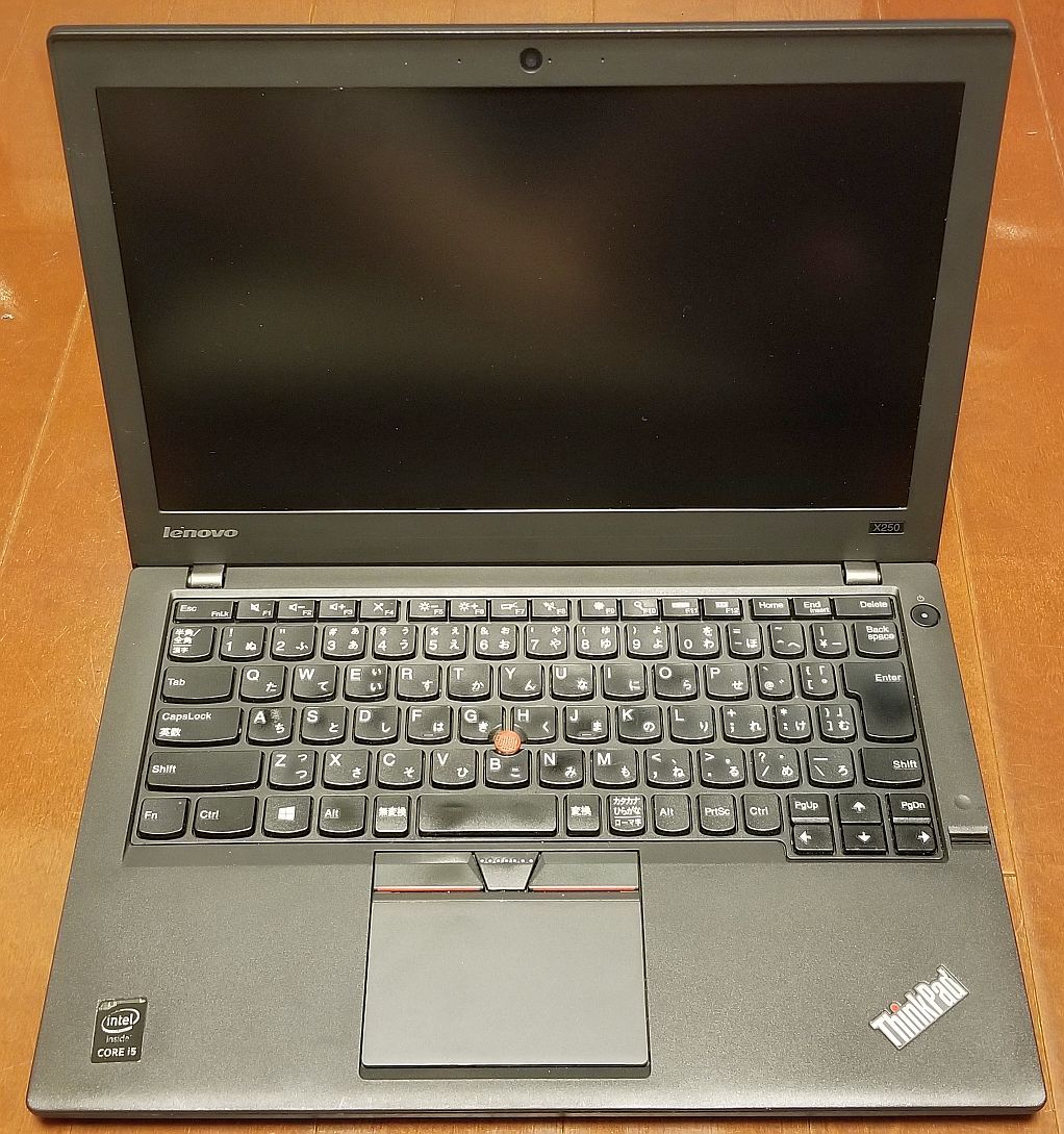 ジャンク THINKPAD X250 I5-5200U 2.2GHz メモリ2GB カメラ WIFI内蔵