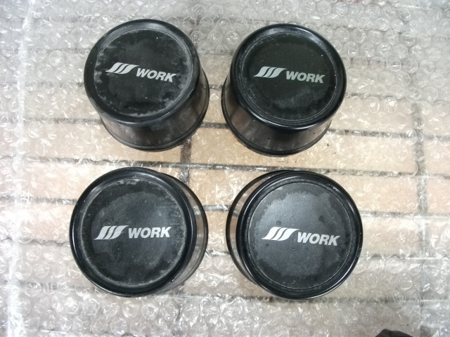 当時物 WORK センターキャップ ワーク 旧車 エキップ Equip 中古 65 