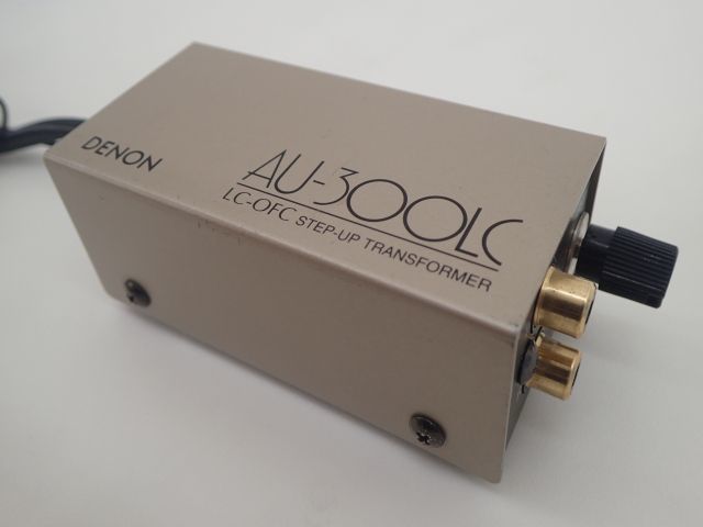まさのり DENON/デノン MC昇圧トランス AU-300LC 動作品 ∽ 58605-10 DENON