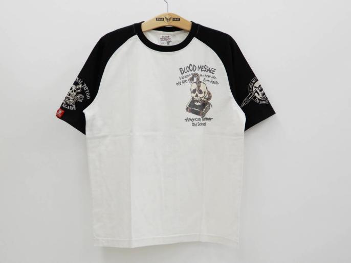 【品質保証，セール】 ブラッドメッセージ Tシャツ blood message エフ商会 半袖tee blst-500 オフ白x黒 44 XL 多少汚れあり 値引品 価格(イラスト、キャラクター)｜売買されたオークション情報、yahooの商品情報をアーカイ XLサイズ以上