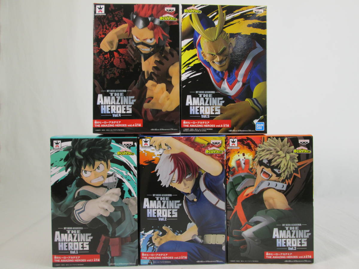 Xa 193 プライズ5種セット 僕のヒーローアカデミア The Amazing Heroes 緑谷出久 轟焦凍 爆豪勝己 切島鋭児郎 オールマイト 品 コミック アニメ 売買されたオークション情報 Yahooの商品情報をアーカイブ公開 オークファン Aucfan Com