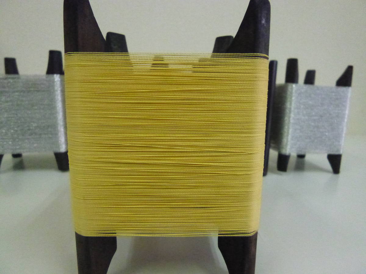 ★送料無料★糸巻き機　金　銀　黄　糸車　骨董　レトロ　ビンテージ_5