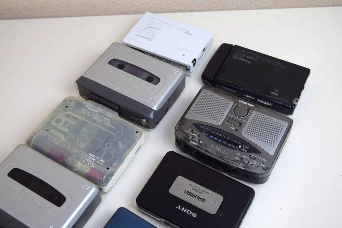 Y419J08☆SONY⁄パナソニックカセットウォークマン10個⁄まとめ