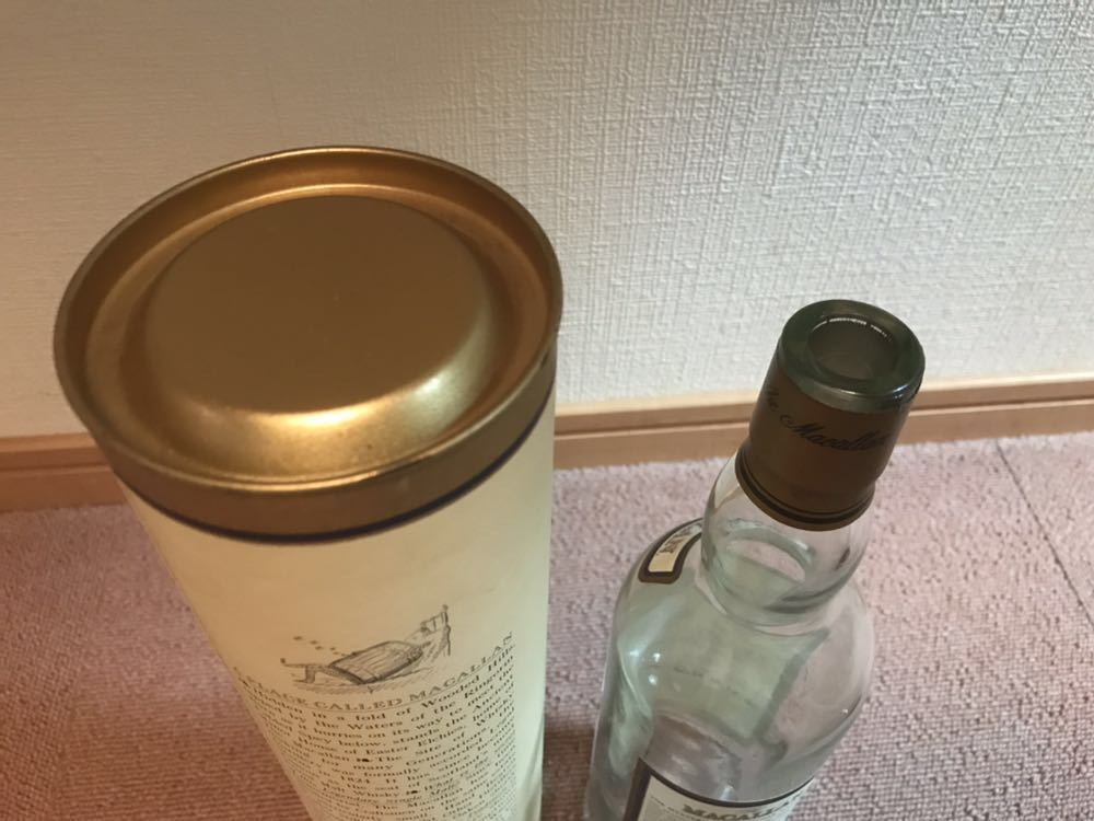 空瓶(蓋なし)+外箱 The MACALLAN マッカラン 18年 1982 Macallan