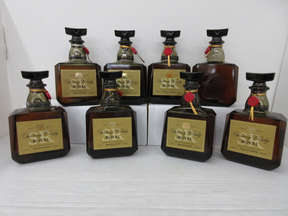 8本セット サントリー ローヤル クイーンサイズ SUNTORY ROYAL 1000ml