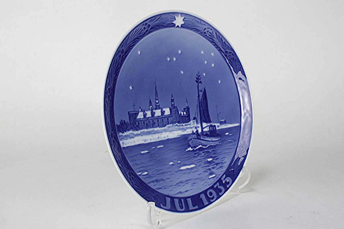 1935年 ロイヤルコペンハーゲン イヤープレート 「クロンボー城沖の