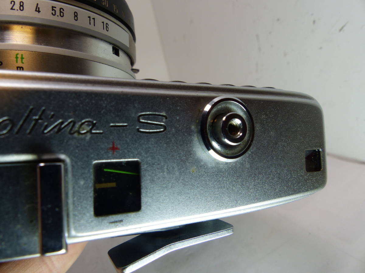 動作品MINOLTAミノルチナS f1.8 40mm ミノルタ　フィルムカメラ 希少 ミノルタ Minolfina-S 40㎜F1.8 難あり
