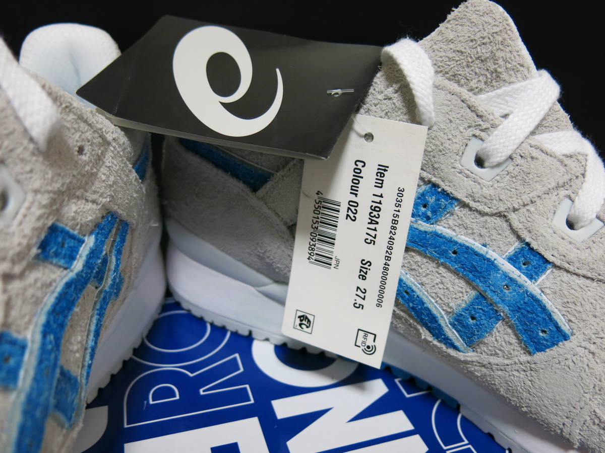 27.5cm】KITH × ASICS GEL-LYTE Ⅲ OG SUPER BLUE Ronnie Fieg 