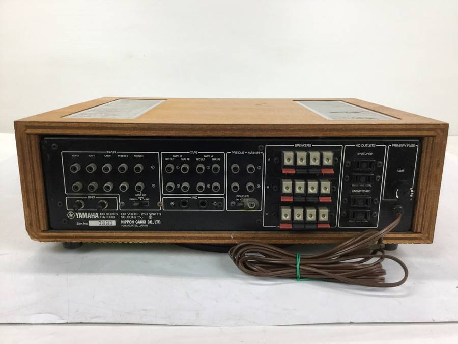 オーディオ機器 YAMAHA CA-1000lll オーディオ機器 ジャンク品