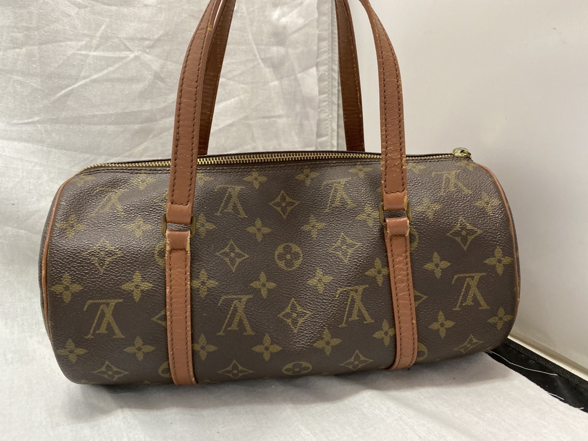 Å定番人気【LOUIS VUITTON パピヨン30 モノグラム ハンドバッグ PVC
