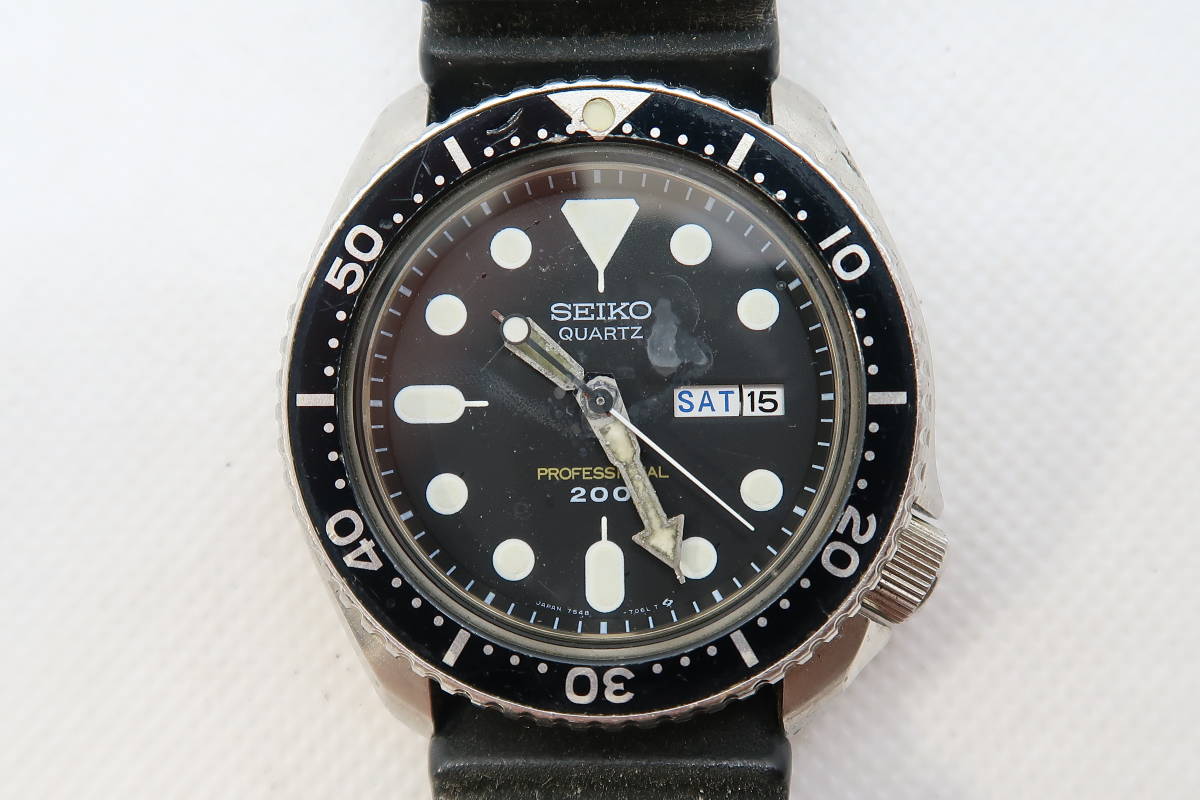 ◇◇SEIKO セイコー ダイバー 7548-7010 クォーツ メンズ 腕時計 