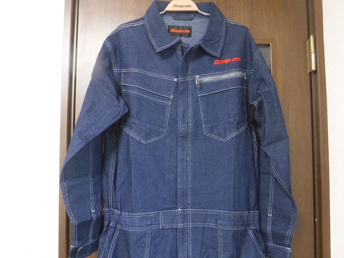 snap-on スナップオン つなぎ ツナギ LL 新品未使用 デニム素材 希少