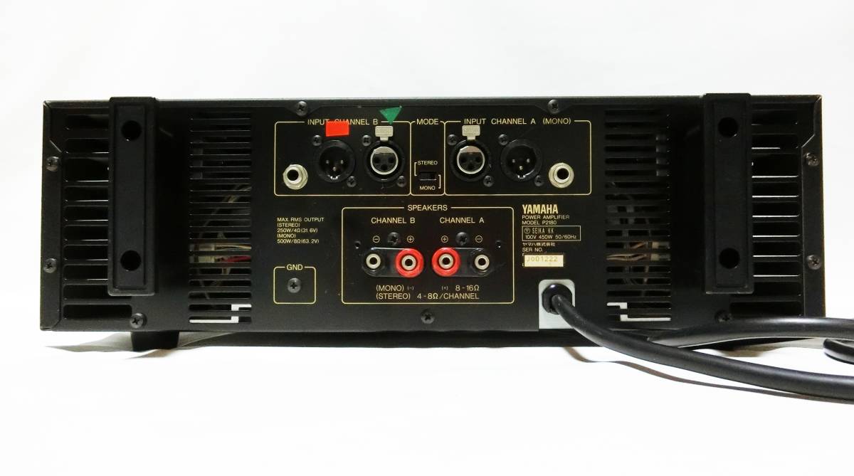 Yamaha P2180 パワーアンプ 【公式通販】