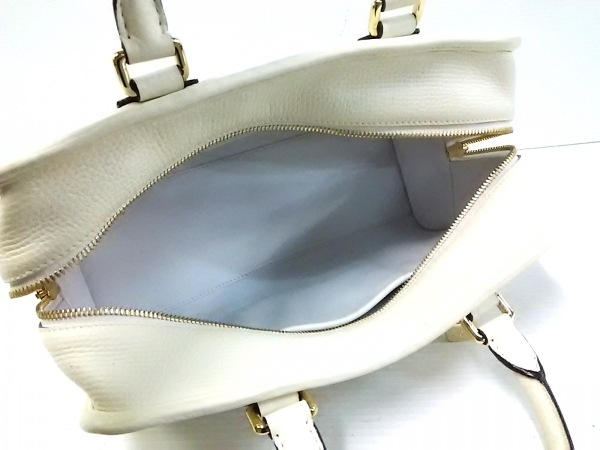 ロエベ アイボリー ハンドバッグ アマソナ LOEWE レザー アナグラム
