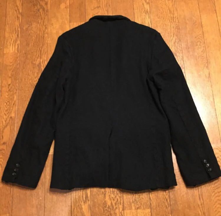 COMME des GARCONS HOMME ウール 縮絨 ジャケット ブラック 黒 コムデギャルソンオム ギャルソン PLUS プリュス SHIRT シャツ DEUX ドゥ