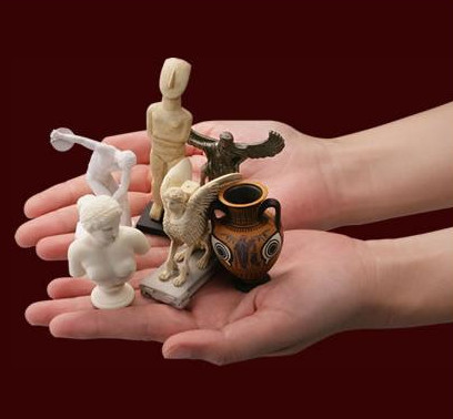 送料無料☆ 海洋堂 大英博物館 古代ギリシャ展 公式カプセルフィギュア ニケ小像_3