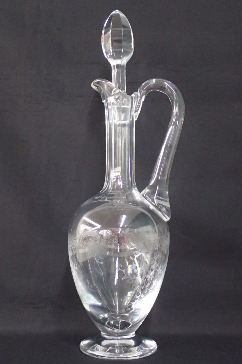 【人気SALE，新作】 サンルイ クリスタルガラス ピッチャー 全高39cm Saint Louis 特大 水差し デカンタ デキャンタ 管TKH11098JG(クリスタルガラス)｜売買されたオークション情報、yahooの商品情報をアーカイブ公開 - クリスタルガラス