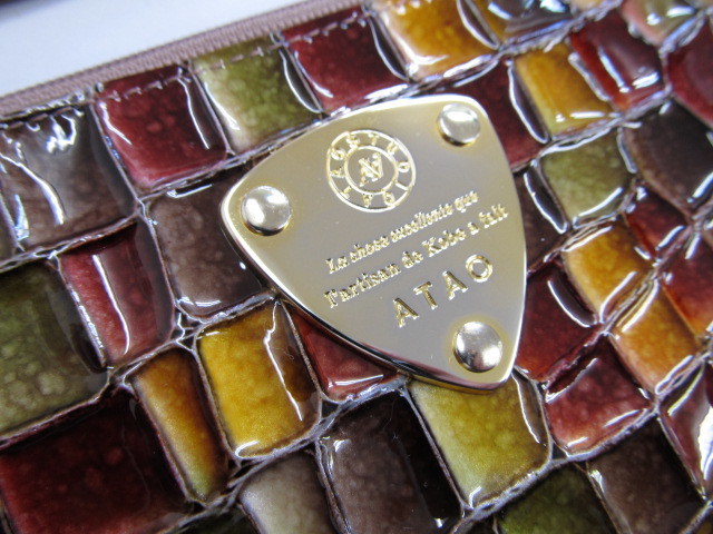 ATAO&frasl;アタオ*limovitro&frasl;リモヴィトロ*エナメルクロコ型押しレザー*L ◆美品 ATAO アタオ limovitro（リモヴィトロ） 長財布 約20㎝x10cm/726SE