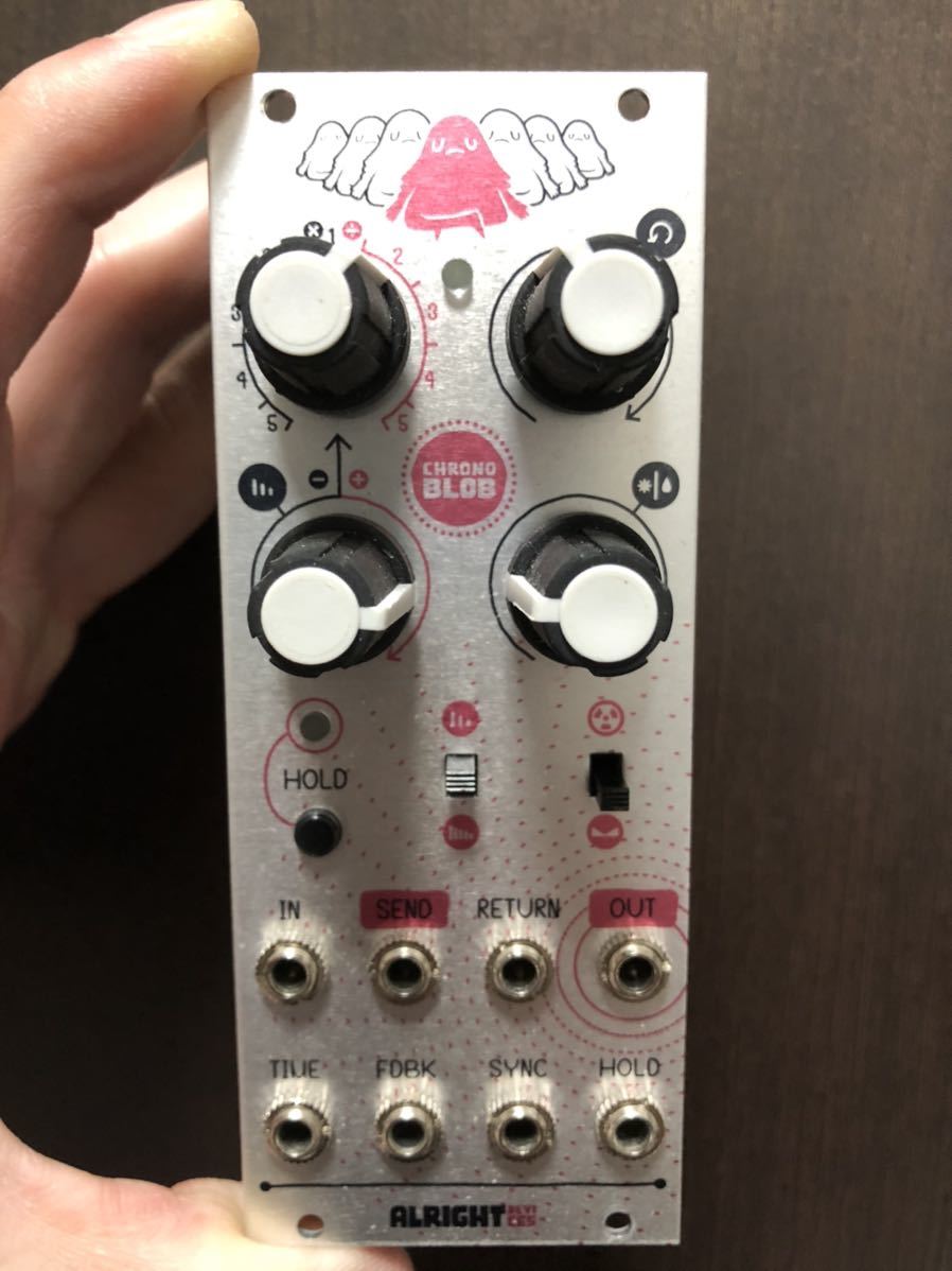 ALRIGHT Devices Chrono Blob モジュラーシンセ digital delay doepfer