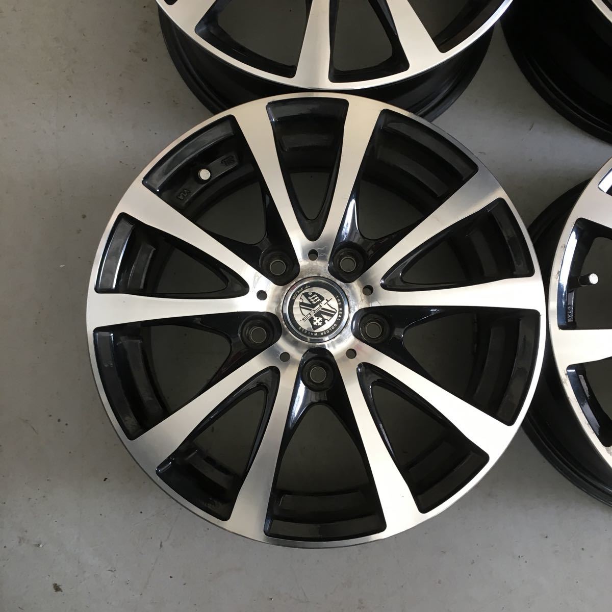 直接引取りのみ】いわき発 社外アルミホイール 15×6J +53 PCD114.3