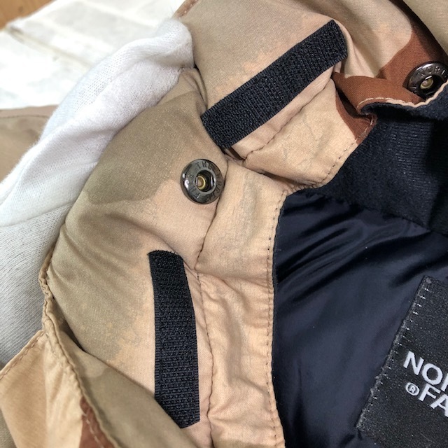 THE NORTH FACE ノースフェイス ダウンジャケット カモフラ 迷彩 ND00357 SIZE：XL MH04191029