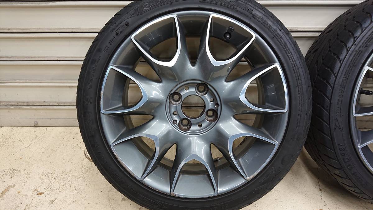クライスラー ランチア 純正タイヤホイールセット イプシロン Ypsilon 2017年タイヤ 超バリ山 4本セット 16×6.5J +30 4H-98PCD 195/45R16