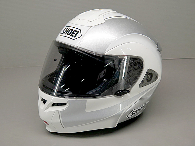 SHOEI】 MULTITEC ヘルメットフルフェイス Lサイズ ホワイト SHOEI