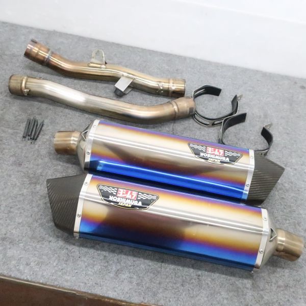 美品 ZX-14R ZXT40E ヨシムラ ステン/チタン スリップオン HEPTA FORCE
