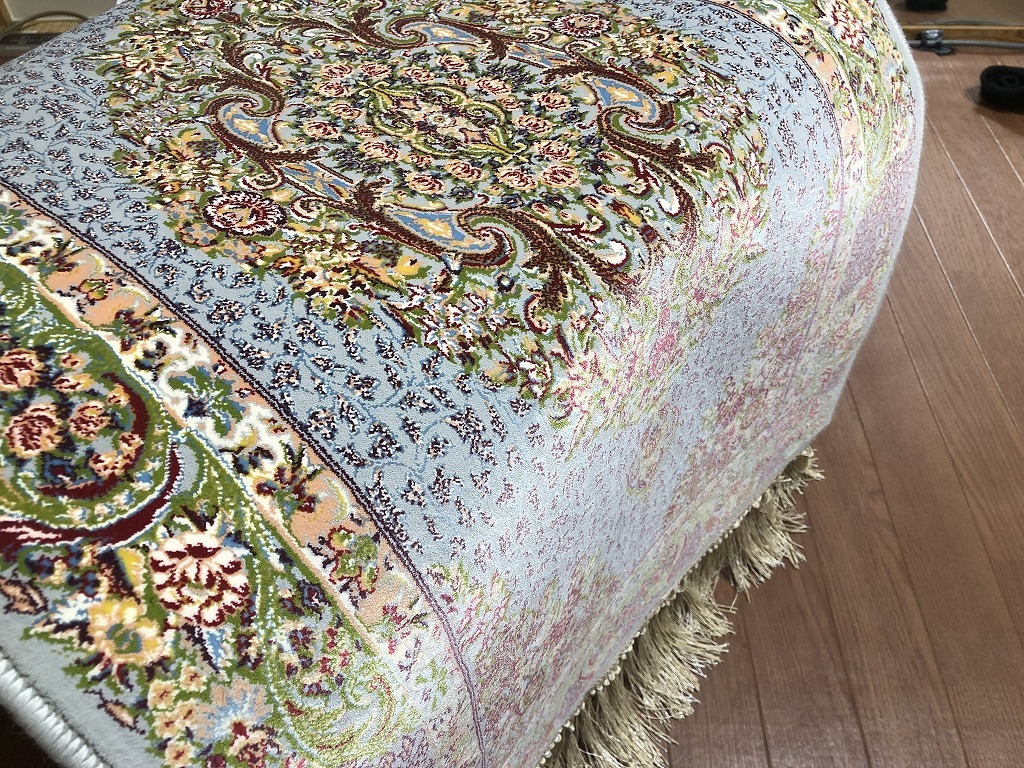 ペルシャ絨毯 イラン イスファハン 120×55cm ウール50