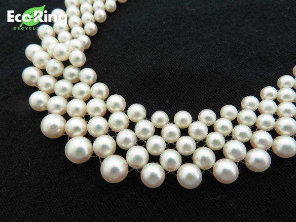 貴重 K14 あこや真珠 5連パール ヴィンテージチョーカー 鑑別 MIKIMOTO 