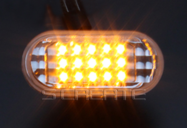 キューブキュービック Z11・～H18 12 LED サイド マーカー フェンダー ウインカー