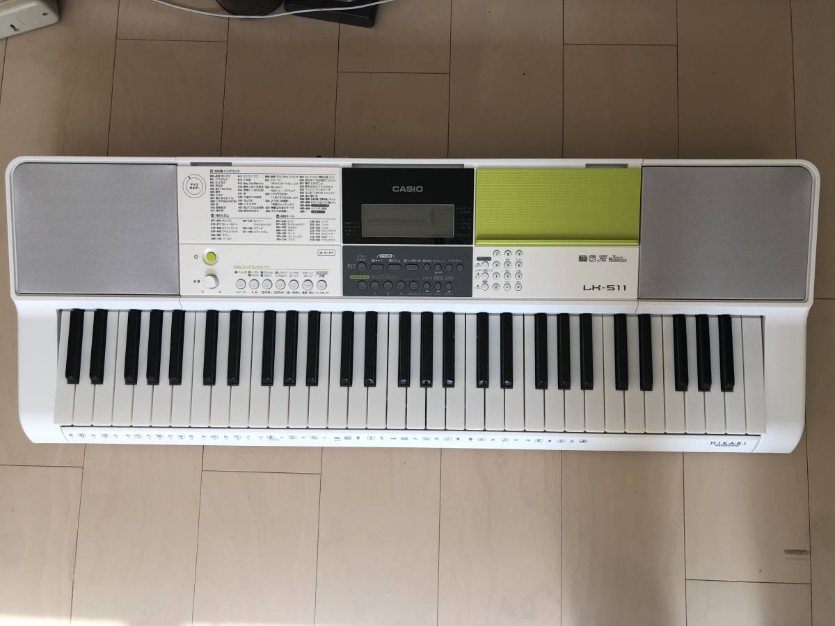 LK-511 CASIO 光ナビゲーションキーボード カシオ 61鍵盤 電子楽器 光