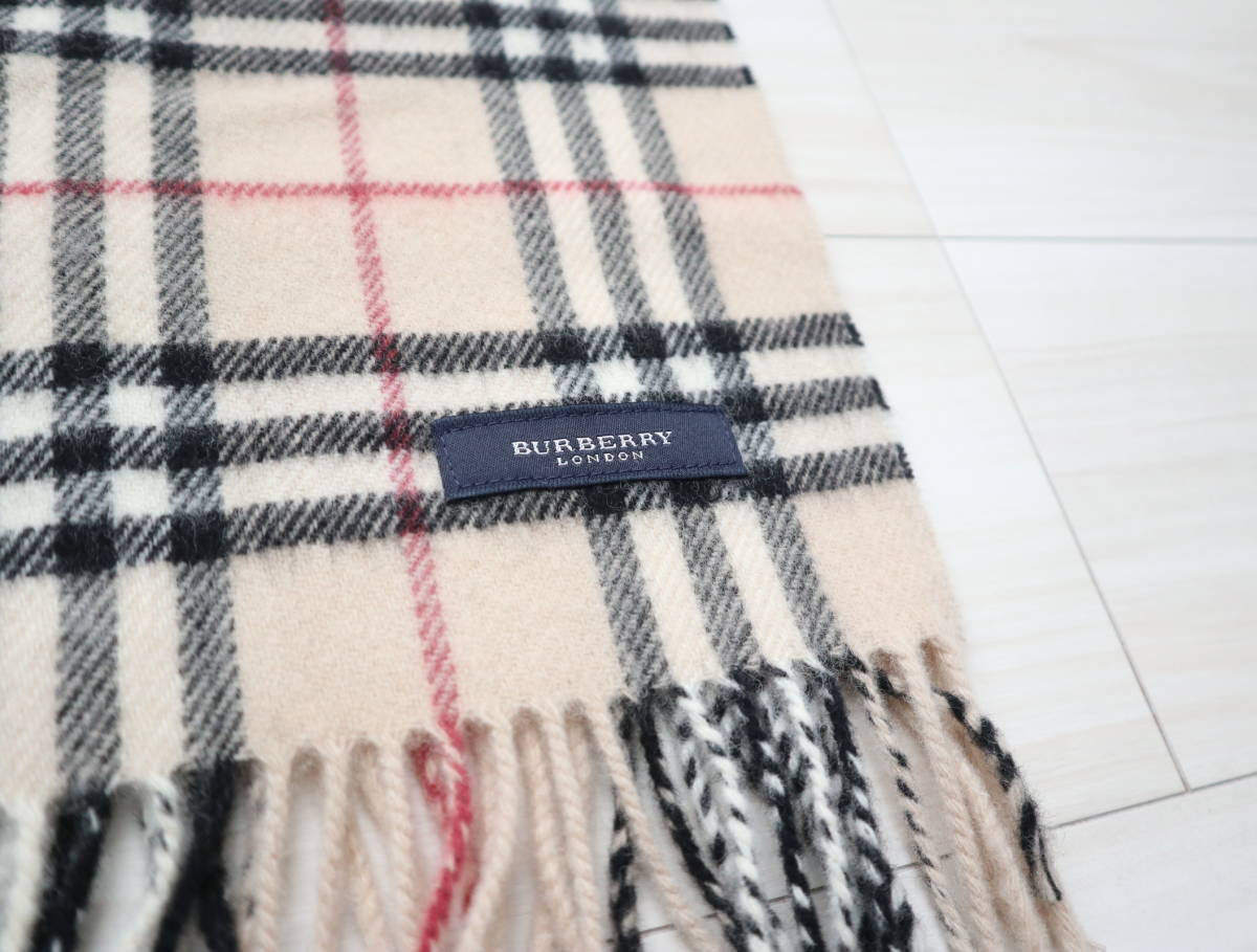 2026年最新バーバリー ウール100%☆BURBERRY(バーバリー) ☆定番ノバ