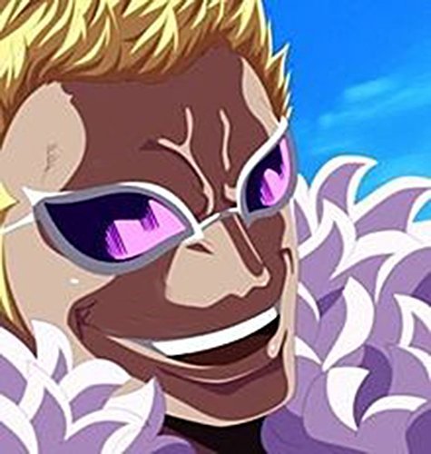 ★在庫限り★HXONE コスプレ眼鏡ドンキホーテドフラミンゴ one piece ワンピース王下七武海 天夜叉(オレンジ)_5