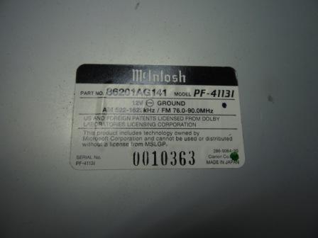 【純正後期】ＢＰ5/ＢＬ5○マッキントッシュ　ヘッドユニット○アプライドＤ以降_2