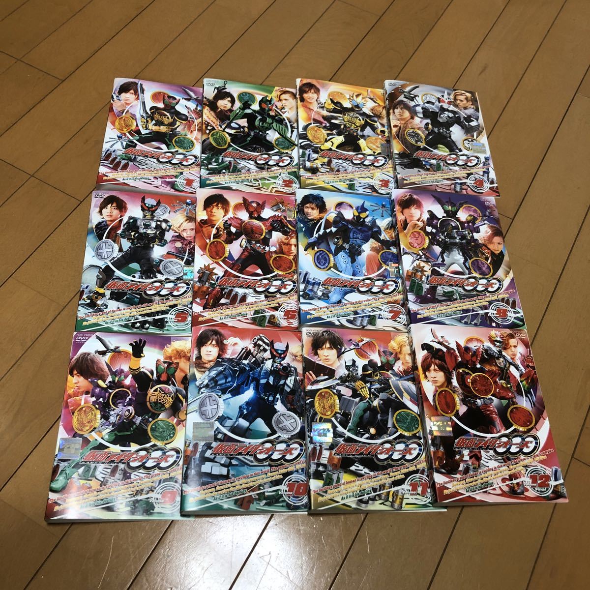 仮面ライダーオーズ 全12巻+映画 DVD全14巻セット 邦画 仮面ライダー