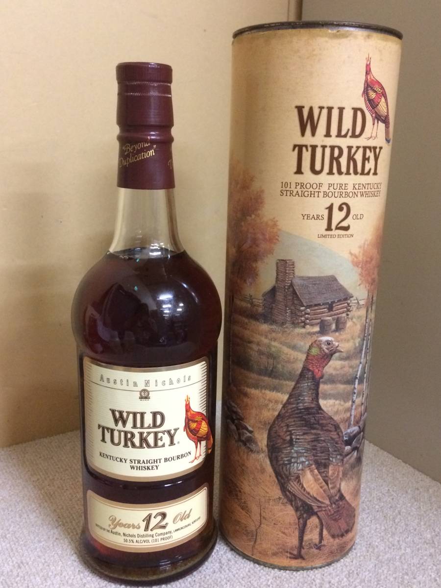 WILD TURKEY 12年 ウイスキー 箱入り 750ml 未開栓 未開栓 Wild Turkey