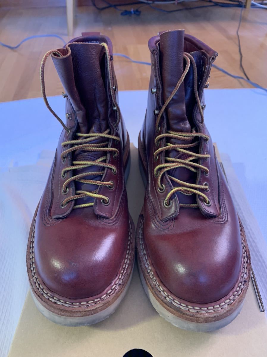 White's Boots North West 赤茶 7.5 E ホワイツ ノースウエストブーツ レザーシューズ セミドレスレッドウィング 