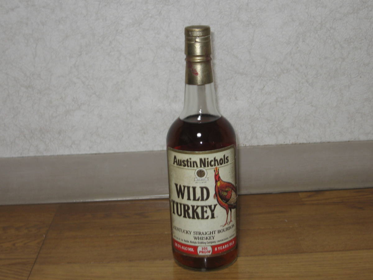 即決 未開封 古酒 ワイルドターキー 8Y ゴールドラベル WILD TURKEY 検
