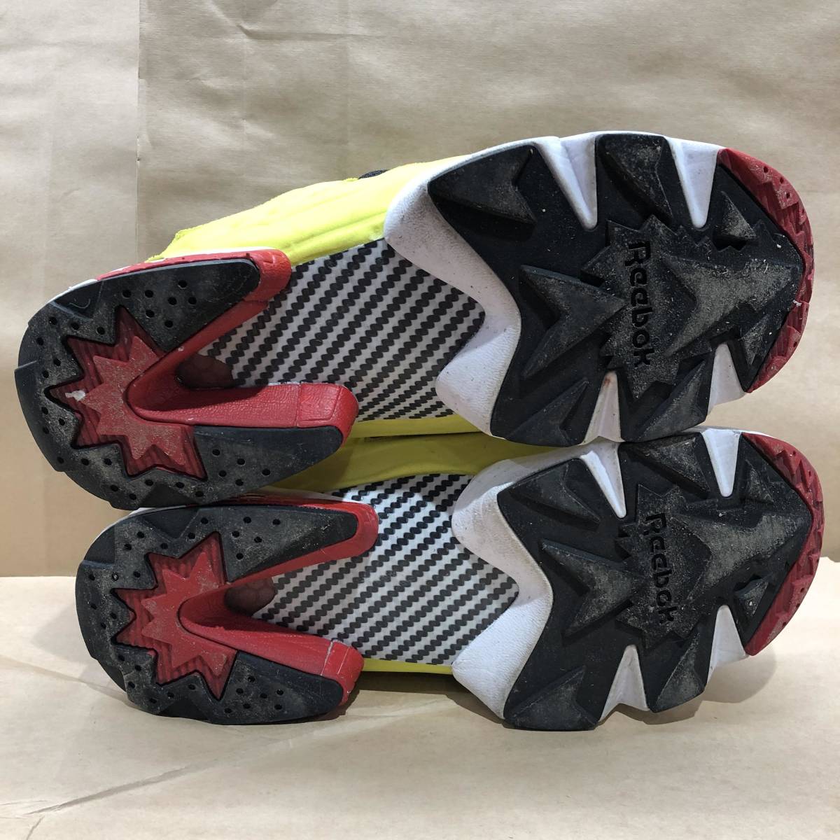 リーボック ポンプフューリー シトロン 黒黄 27cm US9 REEBOK x XLARGE 