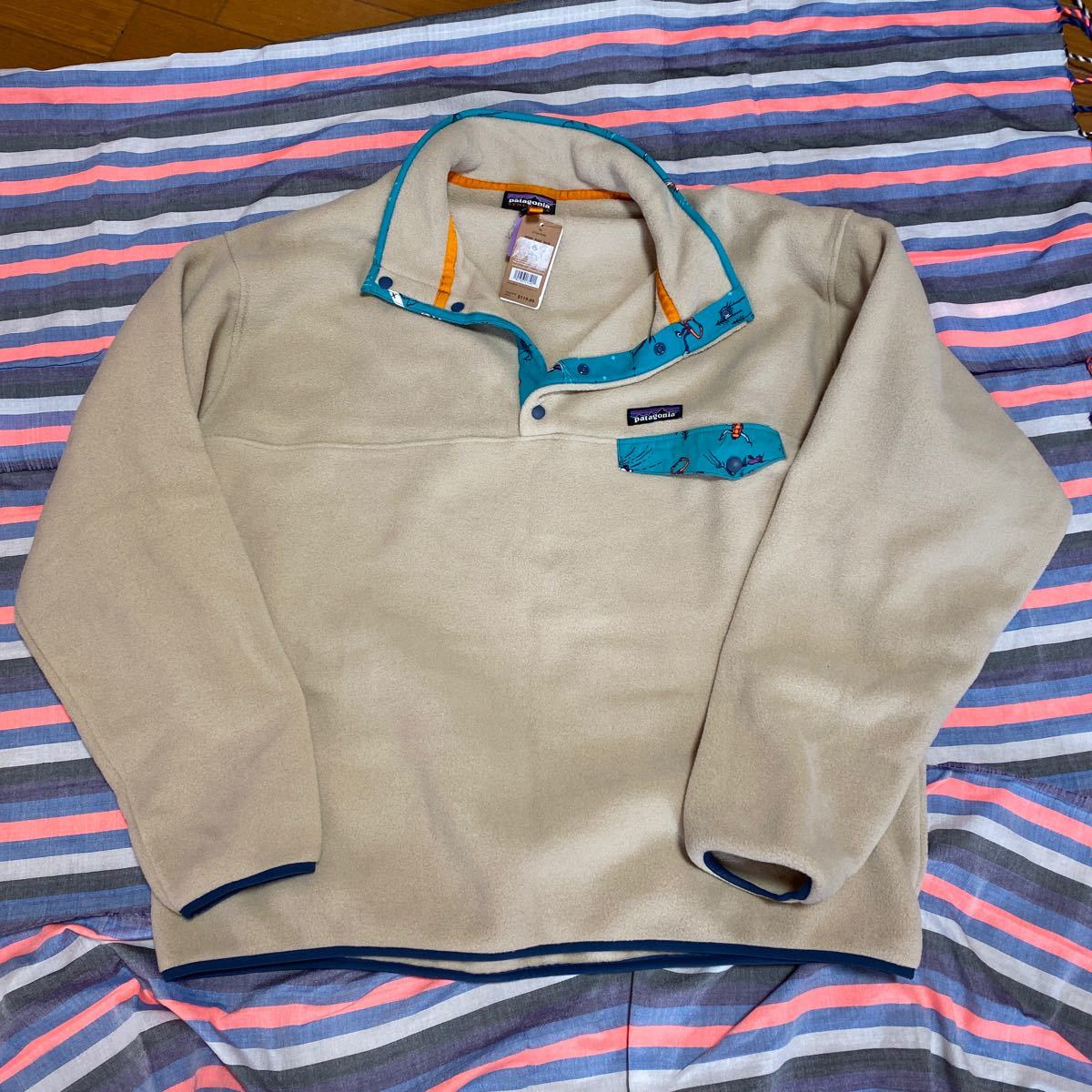 【033】新品未使用 限定 Patagonia patagonia men's LW SYNCH SNAP T PO メンズ・ライトウェイト・シンチラ・スナップT PO ELKH XL