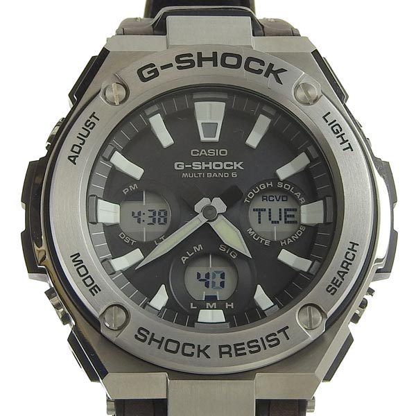 1円☆03楽市☆本物 美品 CASIO カシオ G-SHOCK メンズ ソーラー 腕時計 GST-W130L カシオ アクセサリー、時計