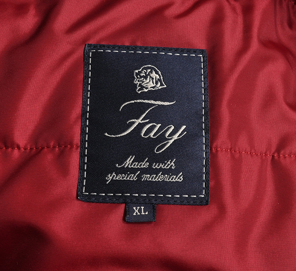 新品16.8万 Fay【 フェイ 】大人のコナレ感漂う切り替えデザイン！「撥 